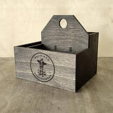 Підставка для кафе і ресторану для серветок, спецій і приладів 19,2х15,2х12,5см 5мм, фото 4