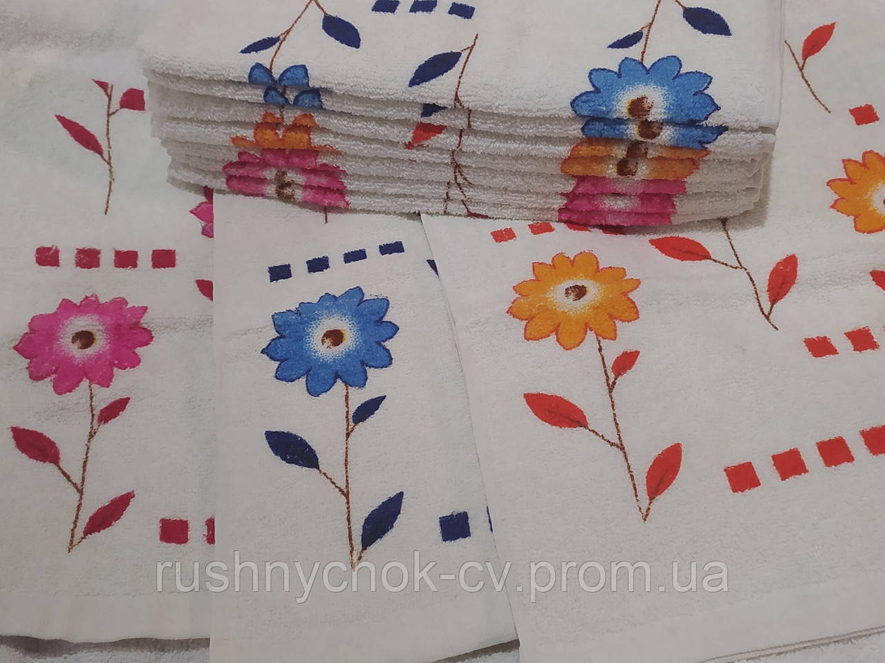 Рушник кухонний 35 х 70 см. махра - фото 1 - id-p784233815