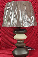 Настольный светильник, лампа, ночник, цвет все оттенки шоколада. Керамика. Е-27