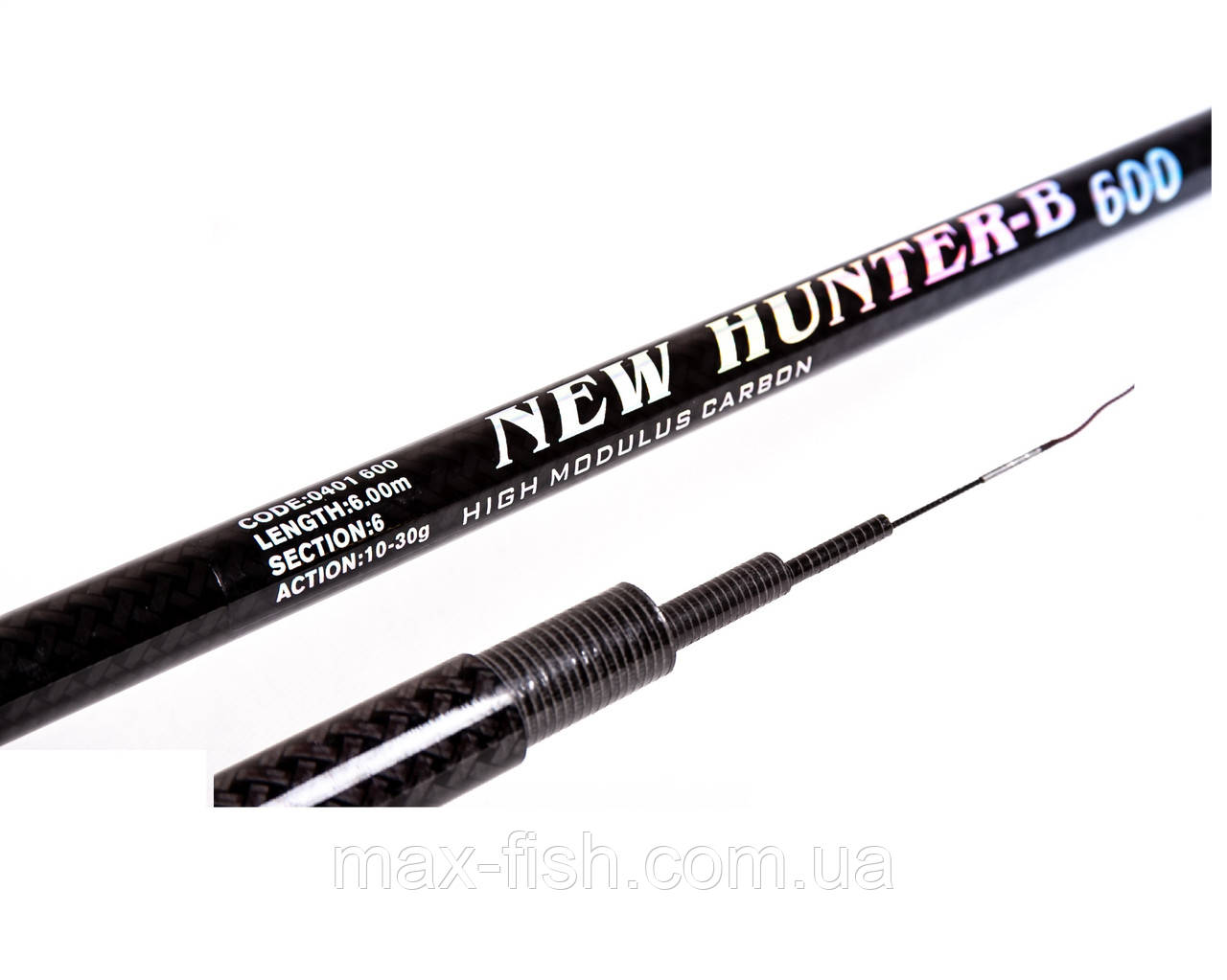 Махове вудлище New Hunter B 5.00 м Карбон, без кілець, фото 1