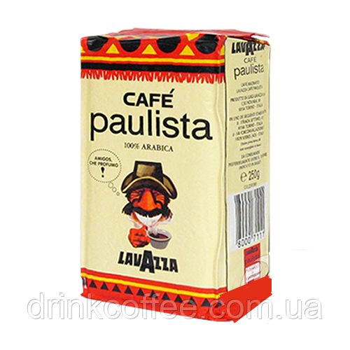 Кава мелена Lavazza Cafe Paulista, 100% Арабіка, Італія, 250 г, фото 1