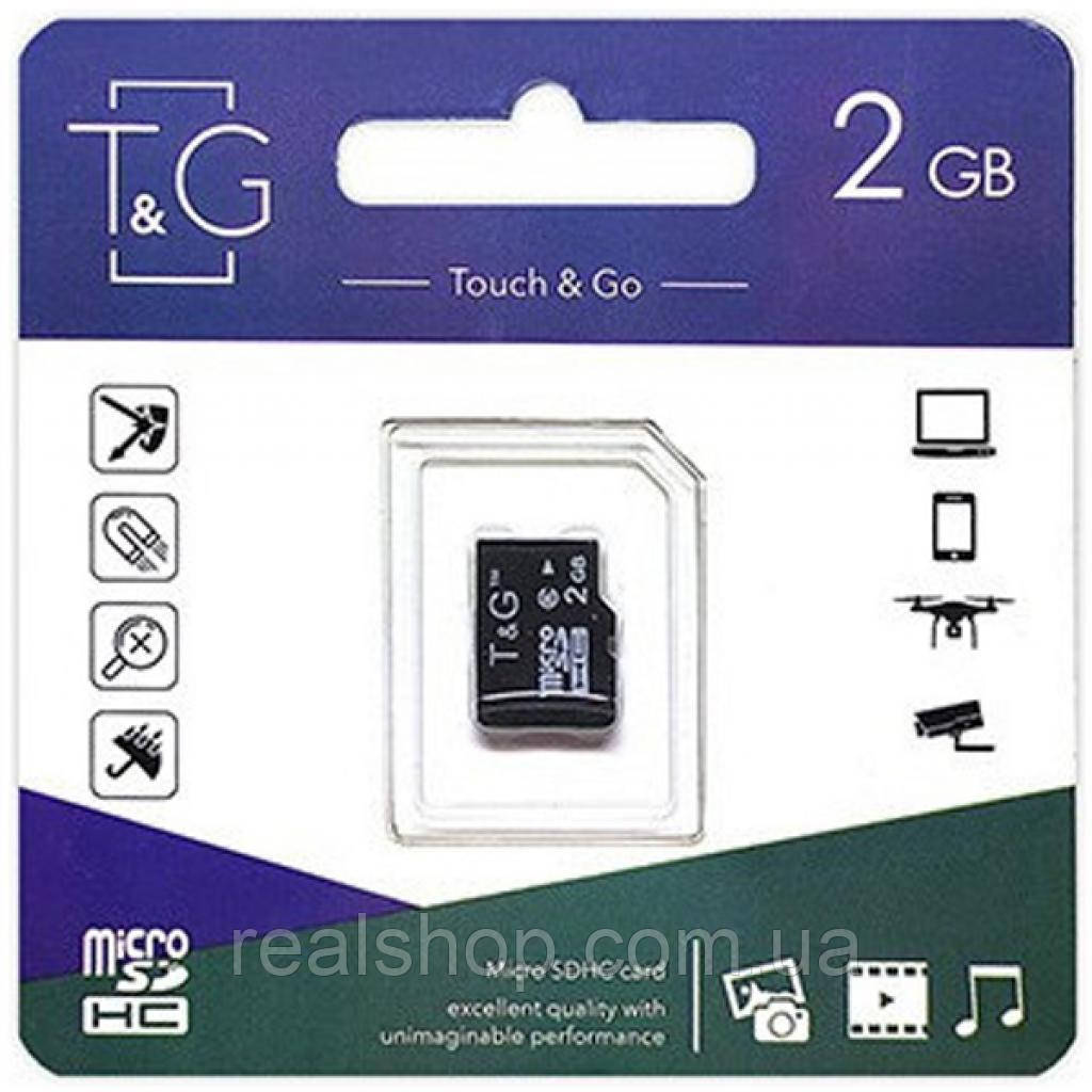 Карта пам' яті MicroSDHC 2GB Class 4 T&G (TG-2GBSD-00)
