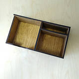 Дерев'яний барний органайзер 30х15х9,5см 5мм, фото 2