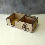 Дерев'яний барний органайзер 30х15х9,5см 5мм, фото 3