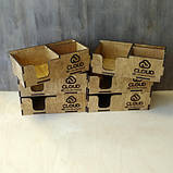 Дерев'яний барний органайзер 30х15х9,5см 5мм, фото 4