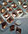 Стрази пришивні Космік (ламаний ромб) 16х21 мм Peach (персик), скло, фото 2