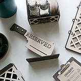 Табличка Сокира, стіл зайнятий 25х27мм 5мм, фото 3