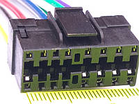Разъёмы с проводами к автомагнитоле JVC