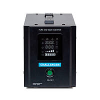 ДБЖ з правильною синусоїдою Challenger HomeLine 800Т12 (500W), 12V під зовнішній акумулятор, струм заряду 5А/15А