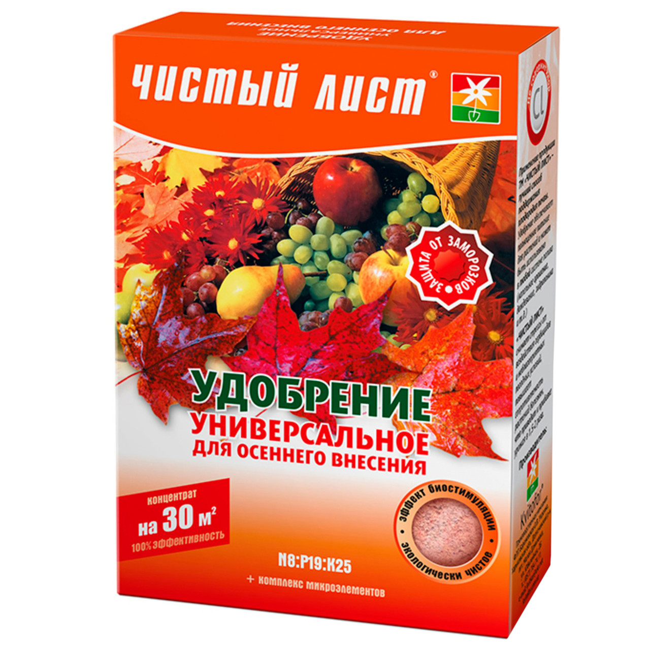 Удобрение Чистый лист универсальное для осеннего внесения 300 г ...