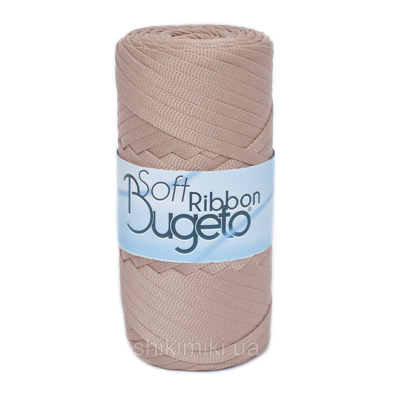 Плоский шнур поліефірний Bugeto Soft Ribbon, колір Фрапе