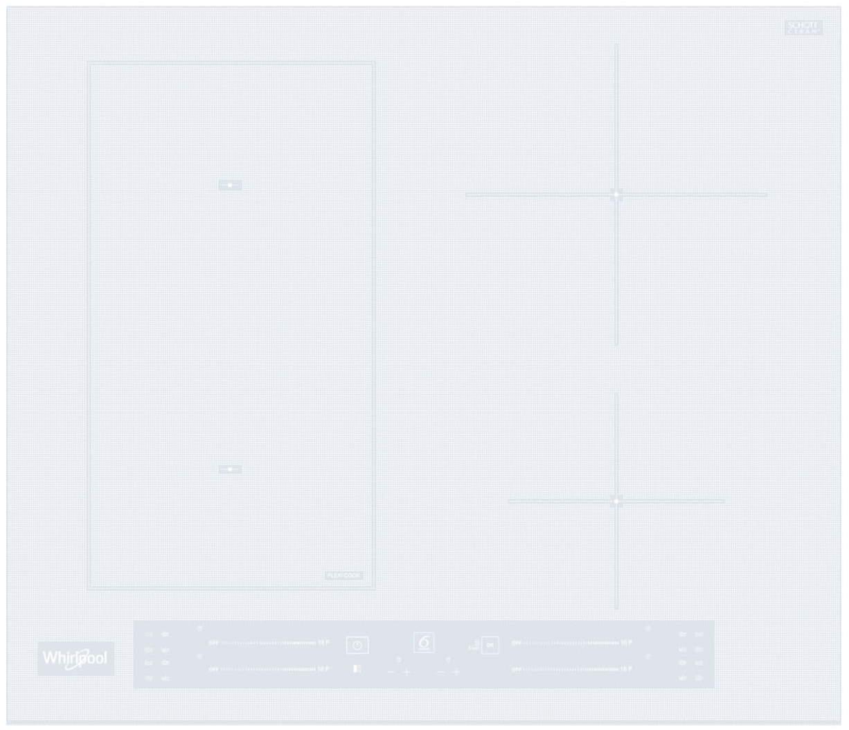 Варочна поверхня електрична Whirlpool WL S5360 BF/W, фото 1