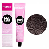 Крем-краска для волос без аммиака Matrix SoColor Sync Power Cools 5VA 90 мл