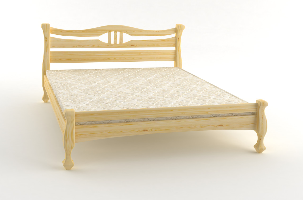 Кровать деревянная Даллас 180х200 Mebigrand сосна белая - фото 5 - id-p1079016557