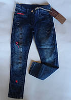 Дитячі стрейчеві джинси Серця 122 Cool Club для дівчинки