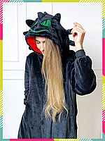 Кигуруми беззубик Kigurumirev Кигуруми для взрослых, Женская кигуруми S 145 - 155 см