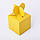 Упаковка для чашок (дизайнерський картон) гліттер золото, фото 3