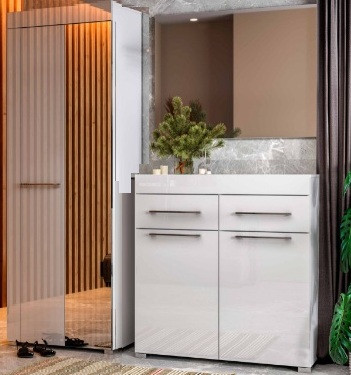 Передпокій Аманда білий глянець (Марк), фото 1