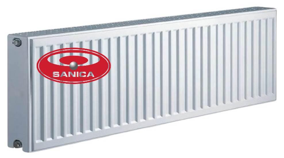 Радіатор сталевий Sanica 22 тип 300x900 бічне підключення