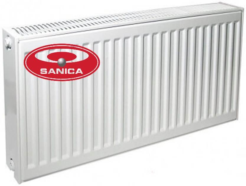 Радіатор сталевий Sanica 22 тип 500x500 бічне підключення, фото 1