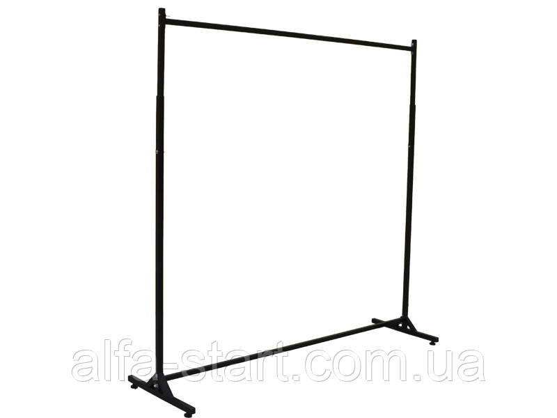 Регульована висота до 186 см ширина 100 см стійка-вішало для одягу одинарна на ніжка, фото 1