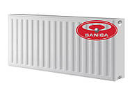 Радиатор стальной Sanica 11 тип 300х800 боковое подключение