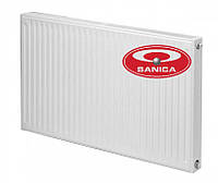 Радиатор стальной Sanica 11 тип 500х800 боковое подключение