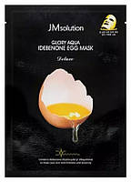 Тканинна очисна маска JM solution Glory Aqua Idebenone Egg Mask Delux 30 мл