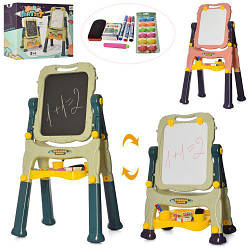 Мольберт дитячий двосторонній 656-656-A дошка для малювання