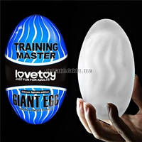 Мастурбатор Giant Egg, блакитний