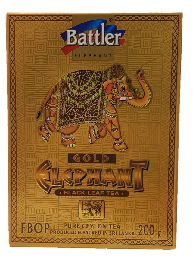 Чай чорний Battler Золотий Слон середньолистовий 200 грам, фото 1