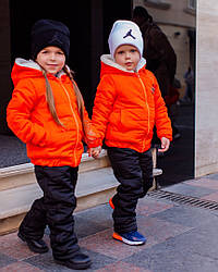 Зимовий дитячий костюм для хлопчиків і дівчаток, розміри на зріст 104 — 122 + ВІДЕОЗОР!