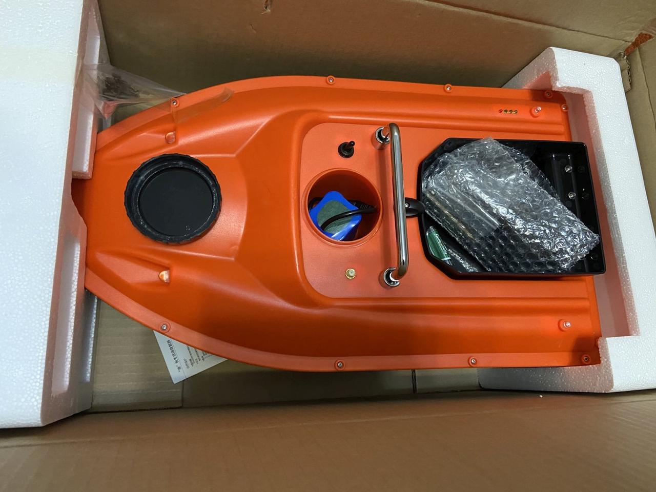 Кораблик для рыбалки Carp Orange 2021 для завоза прикормки NEW Jabo Sams Fish Flytec - фото 7 - id-p1411722689