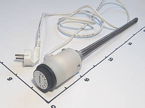 ТЭН для радиатора 700w с резьбой 1" и терморегулятором (Украина) Zipexpert