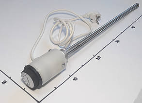 ТЭН для радиатора 1200w с левой резьбой 1" и терморегулятором (Украина) Zipexpert