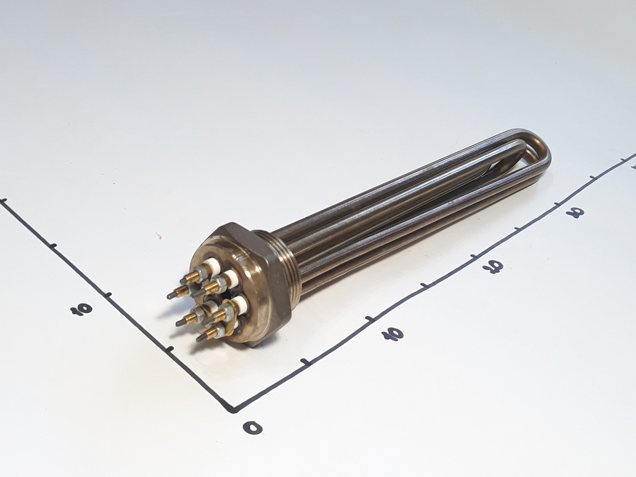 Блок ТЭНов 4500w с резьбой 1,5" (Украина) Zipexpert, фото 1