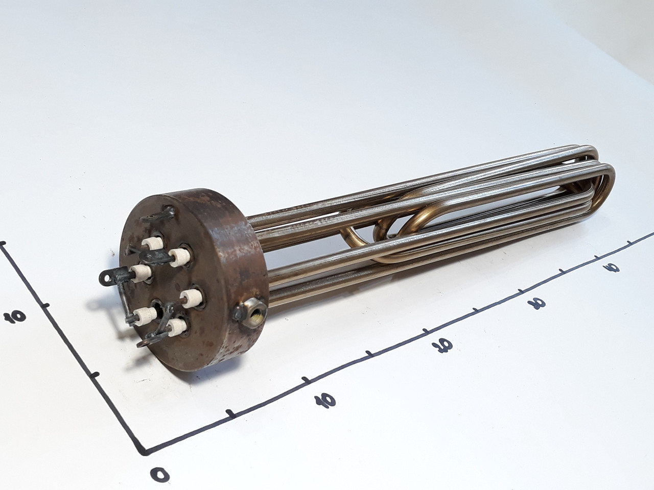 Блок ТЭНов 12000w с внутренней резьбой 2.5" 380V (Украина) Zipexpert, фото 1