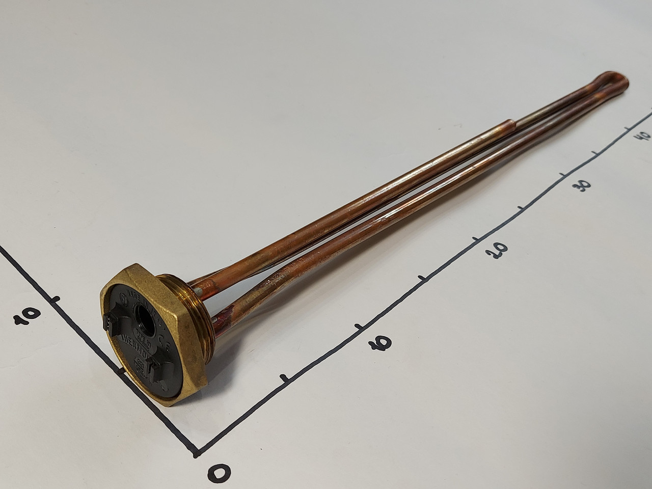 ТЭН для батареи 2500w с резьбой 1¼"  Thermowatt (Италия) Zipexpert, фото 1