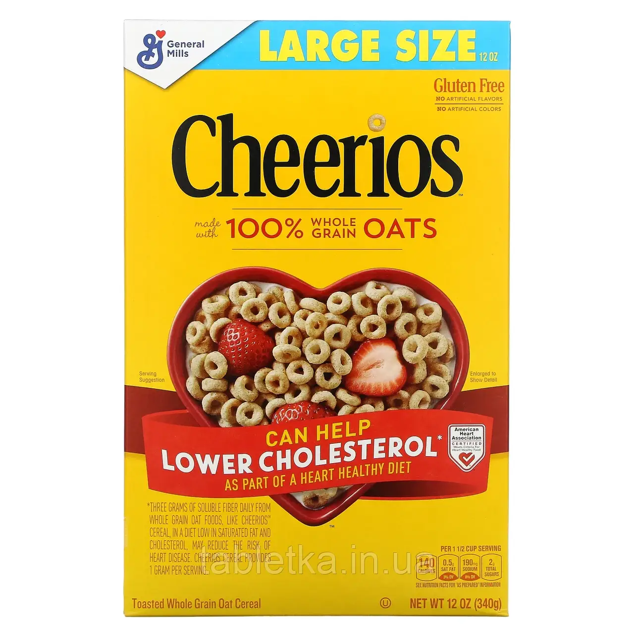 General Mills, Cheerios, большая пачка, 340 г (12 унций)