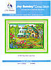 Набір для вишивання за нанесеною на канву схемою "The fairy tale hut". AIDA 14CT printed 63*48 см, фото 3