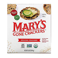 Mary's Gone Crackers, крекеры, оригинальный вкус, 184 г (6,5 унции) Днепр