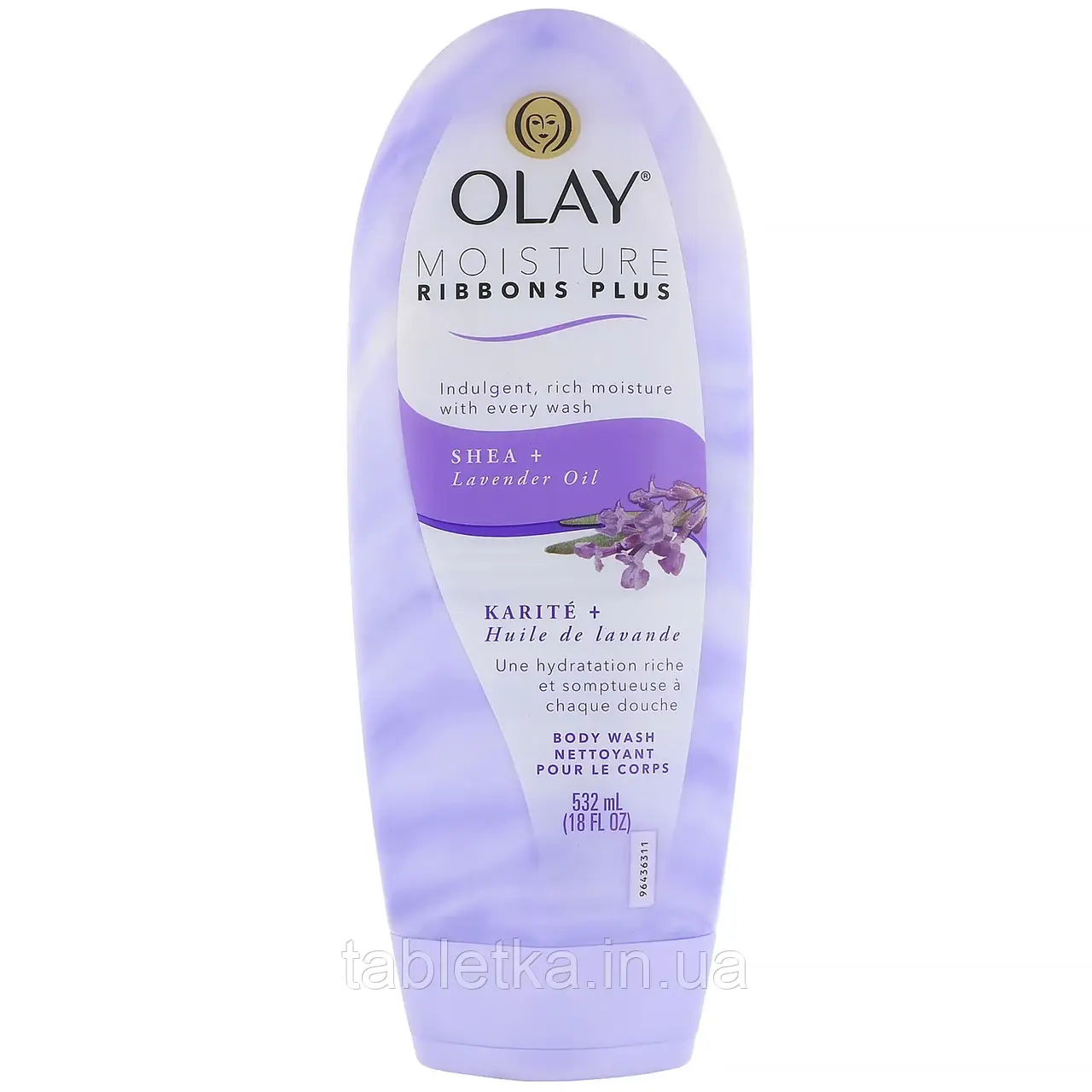 Olay, Moisture Ribbons Plus, гель для душу, олії ши + лаванди, 532 мл (18 рідин та си. унцій) Київ