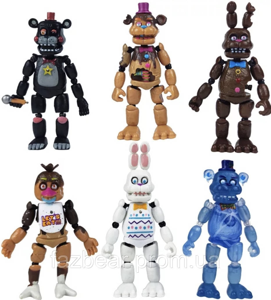 Фигурки FNAF Пять ночей с Фредди в фирменном мешке - фото 1 - id-p717172349