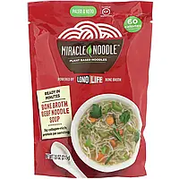 Miracle Noodle, Суп с лапшой на костном бульоне, говяжий, 215 г (7,6 унции) Днепр