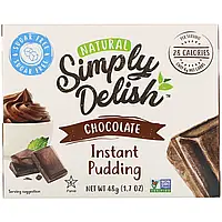 Natural Simply Delish, Натуральный пудинг быстрого приготовления, шоколад, 48 г Днепр