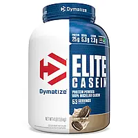 Dymatize Nutrition, Elite Casein, казеїн, зі смаком печива і вершків, 1,8 кг (4 фунти), оригінал