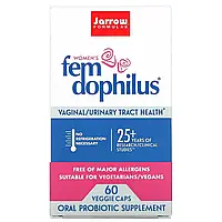 Jarrow Formulas, Fem Dophilus, добавка для женщин, 60 растительных капсул в Украине