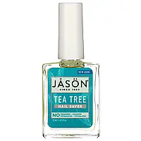 Jason Natural, Nail Saver, засіб для догляду за нігтями,чайне дерево, 15 мл (0,5 рідин та си. унції), оригінал