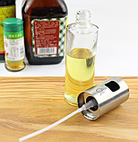 Розпилювач для олії скляний OIL BOTTLE 1шт дозатор олії, фото 6