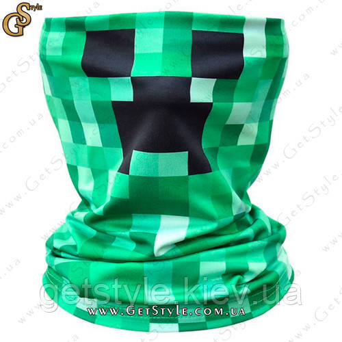 Маска на обличчя Майнкрафт Кріпер — "Minecraft Creeper Mask", фото 1